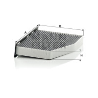 Фильтр салона MANN-FILTER CUK 2939/1
